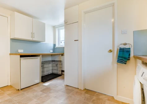 The utility room at Chy Lymner, Trevone