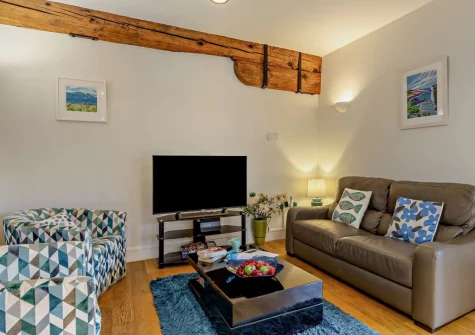 The living area at Chy Marner, Charlestown