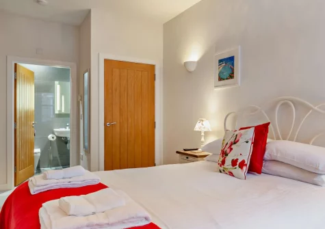 Bedroom #1 at Chy Marner, Charlestown
