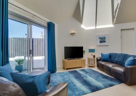 The living area at Chy Vean, Trevone