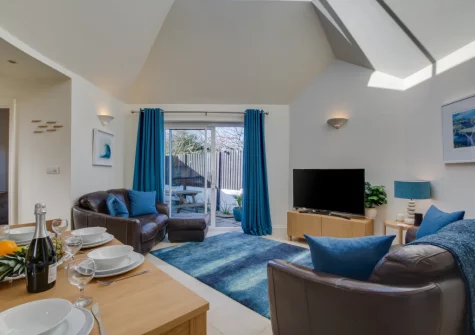 The living area at Chy Vean, Trevone