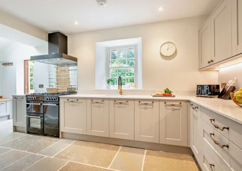 The kitchen at Chyventon, Penryn