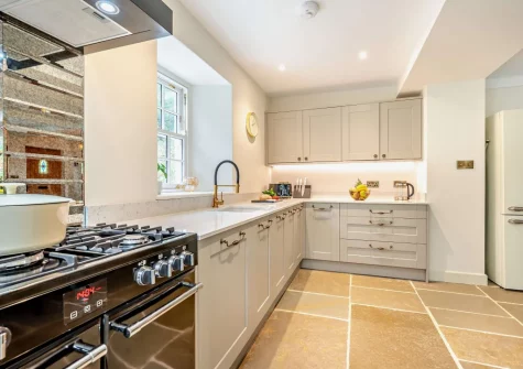 The kitchen at Chyventon, Penryn