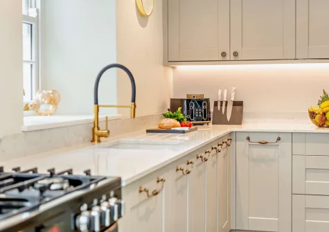 The kitchen at Chyventon, Penryn