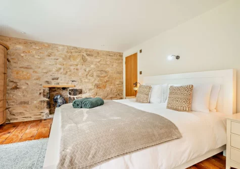 Bedroom #1 at Chyventon, Penryn