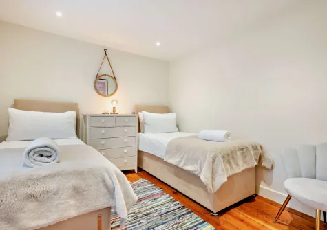 Bedroom #3 at Chyventon, Penryn