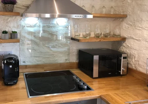 The kitchen at Cider Press Cottage, Fowey