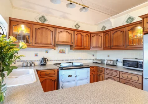 The kitchen at Clarence Grey House, Torquay