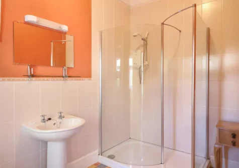 The ground floor shower room at Clarence Grey House, Torquay