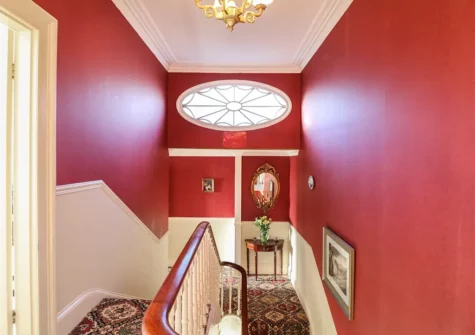 The stairway at Clarence Grey House, Torquay
