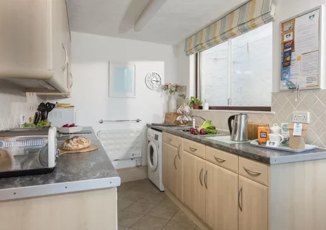 The kitchen at Cliff Cottage, Gorran Haven