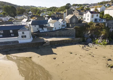 Outside, the beach is your garden, when you stay at Cliff Cottage