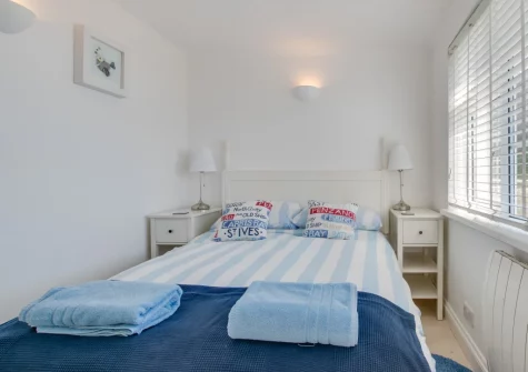 Bedroom #1 at Cliff Top Cottage, Porthleven