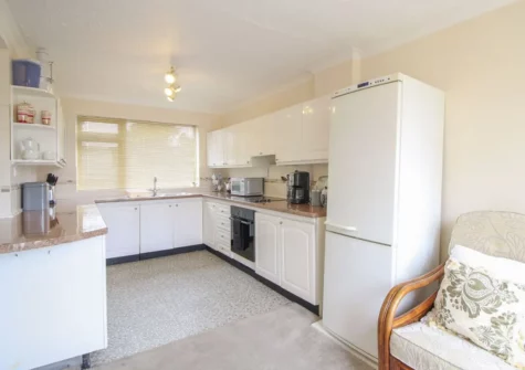 The kitchen at Clifton Villa, Newquay