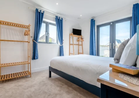 Bedroom #1 at Clocktower Horizon, Porthleven