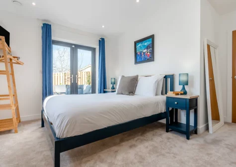 Bedroom #1 at Clocktower Horizon, Porthleven