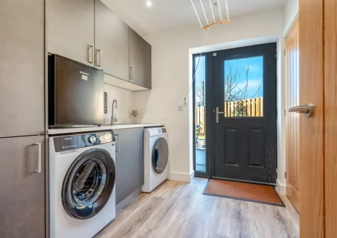 The utility room at Clocktower Horizon, Porthleven
