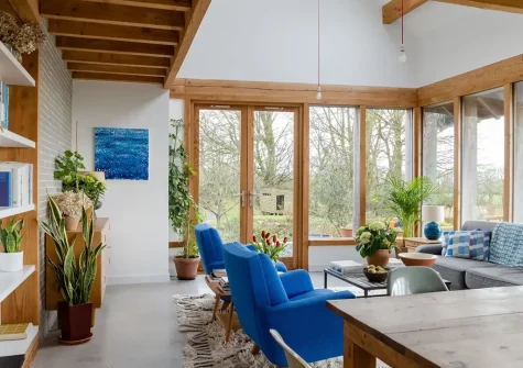 The second living room at Clover House, Venn Farm, Pancrasweek