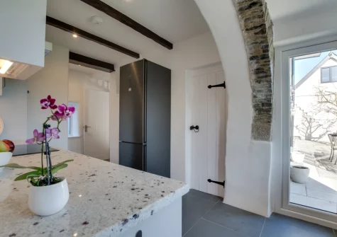 The kitchen at Coachmans, Little Petherick