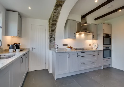 The kitchen at Coachmans, Little Petherick