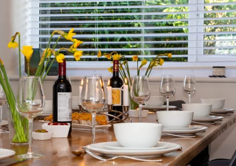 The dining room at Coachmans, Little Petherick