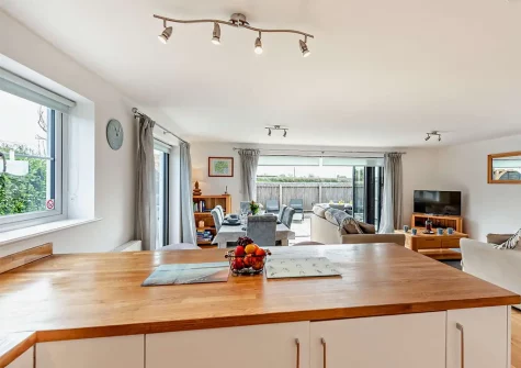 The kitchen at Coastguard Cottage, Woolacombe