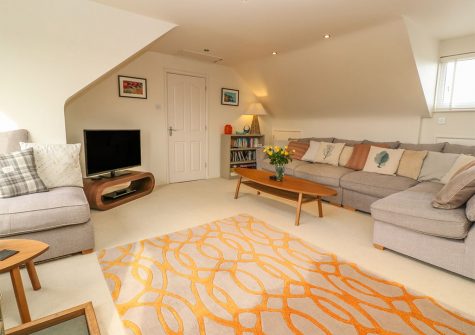 The living area at Coastman's Nest, Trenance