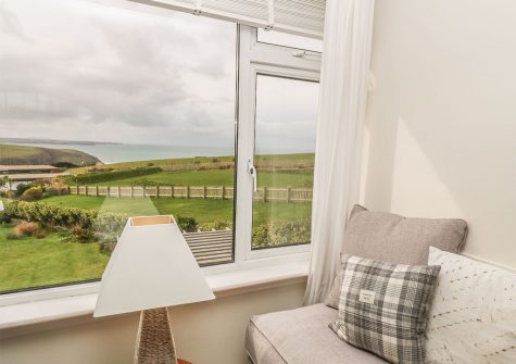 The living area at Coastman's Nest, Trenance