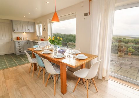 The dining area at Coastman's Nest, Trenance