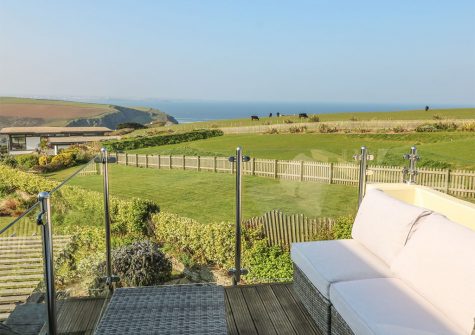 The first floor balcony at Coastman's Nest, Trenance