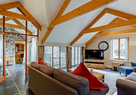 The living room at Cobbledicks House, Newbridge