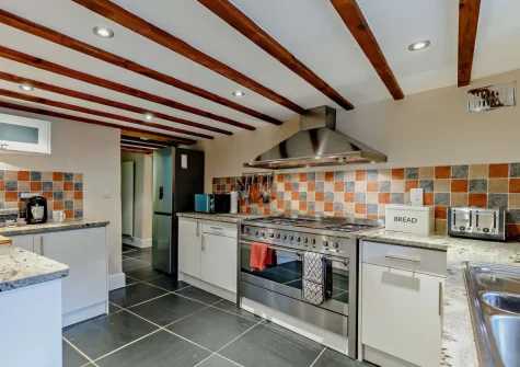 The kitchen at Cobbledicks House, Newbridge