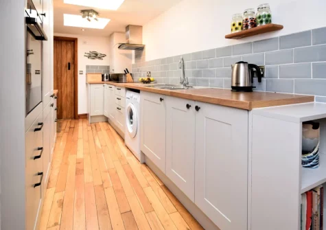 The kitchen at Cockle Cottage, Appledore