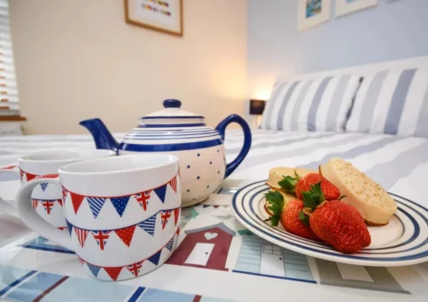 Bedroom #1 at Cockle Cottage, Appledore