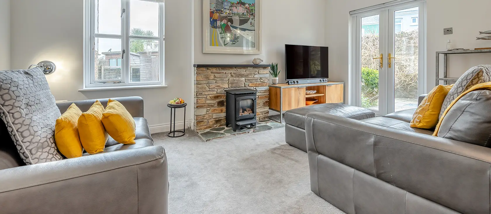Cockles and Clams, Padstow is a contemporary three-bedroom retreat just 350 metres from the historic harbour. Enjoy modern comforts, a large private patio, distant estuary views, and easy access to Cornwall's golden beaches and attractions.