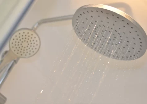 Bedroom #1 en-suite shower room at Coco Beach, Westward Ho!