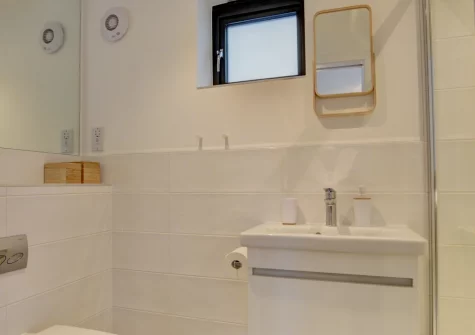 Bedroom #2 en-suite shower room at Coco Beach, Westward Ho!