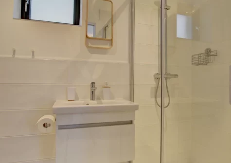 Bedroom #2 en-suite shower room at Coco Beach, Westward Ho!