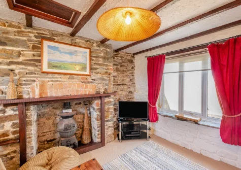 The living room at Codaro, Westward Ho!
