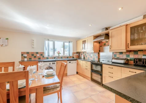 The kitchen & dining area at Codaro, Westward Ho!