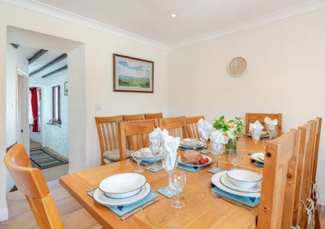 The dining area at Codaro, Westward Ho!