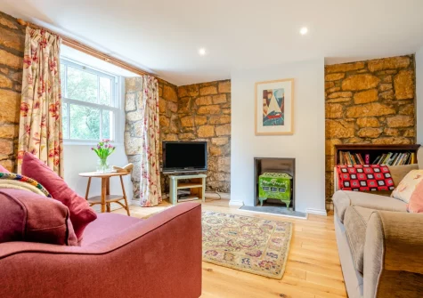 The cosy snug at Coliza Farm, St Mewan