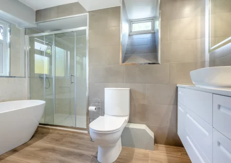 The bathroom at Coliza Farm, St Mewan