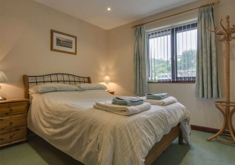 Bedroom #1 at Columbine Cottage, Poughill