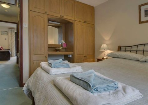 Bedroom #1 at Columbine Cottage, Poughill