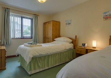 Bedroom #2 at Columbine Cottage, Poughill