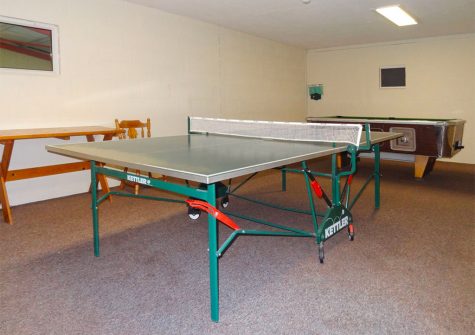 The games room at Columbine Cottage, Poughill