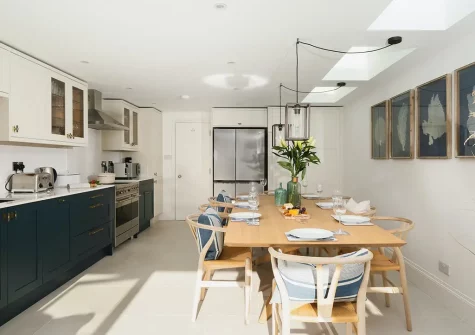 The kitchen at Come Up and Sea Me, St Ives
