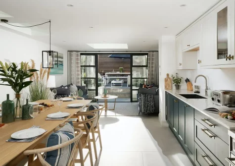 The kitchen at Come Up and Sea Me, St Ives