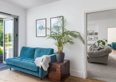 The garden room at Coombe Rise, Poughill